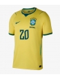 Moške Nogometnih dresov Brazilija Lucas Paqueta #20 Domači SP 2026 Kratki rokavi Moške Nogometnih dresov Brazilija Lucas Paqueta #20 Domači SP 2026 Kratki rokavi